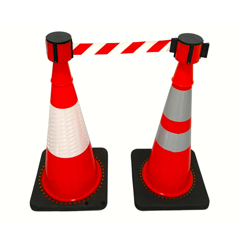 Cone de segurança de trânsito em PVC de alta elasticidade com base de borracha ponderada opcional para controle rodoviário em todas as condições climáticas e isolamento de perigos Cone de segurança de trânsito em PVC de alta elasticidade com base de borracha ponderada opcional para controle rodoviário em todas as condições climáticas e isolamento de perigos