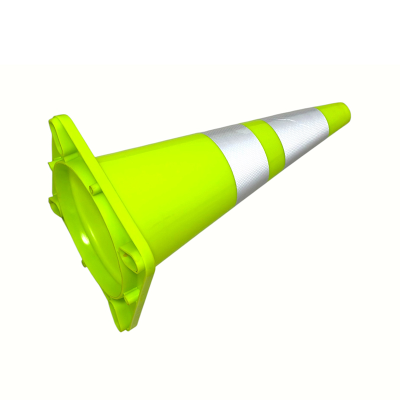 Cone de segurança de trânsito em PVC de alta elasticidade com base de borracha ponderada opcional para controle rodoviário em todas as condições climáticas e isolamento de perigos Cone de segurança de trânsito em PVC de alta elasticidade com base de borracha ponderada opcional para controle rodoviário em todas as condições climáticas e isolamento de perigos