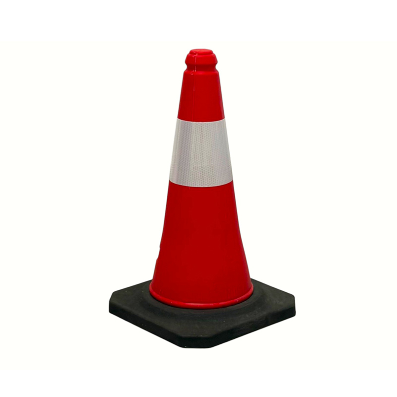 Cone reflexivo de segurança no trânsito PE de alta visibilidade 50/75/100cm para gerenciamento de estradas