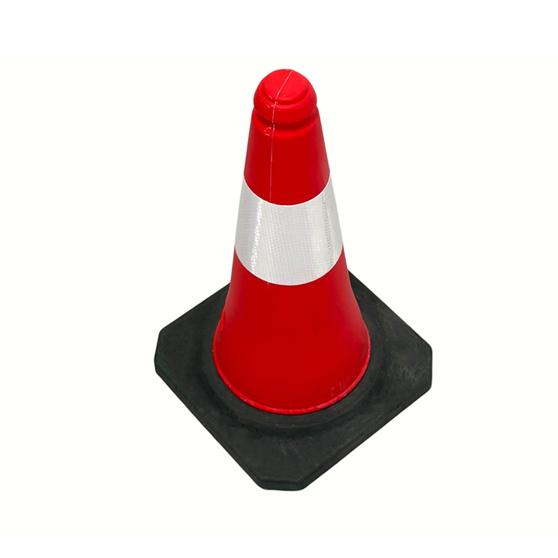 Cone reflexivo de segurança no trânsito PE de alta visibilidade 50/75/100cm para gerenciamento de estradas