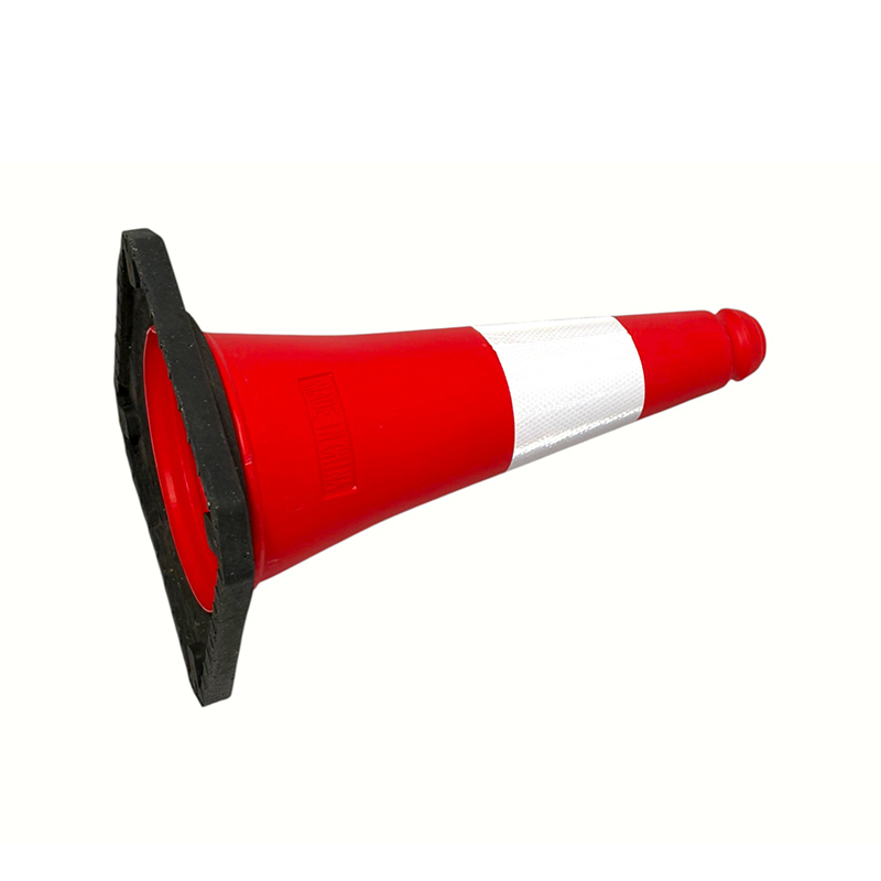 Cone reflexivo de segurança no trânsito PE de alta visibilidade 50/75/100cm para gerenciamento de estradas
