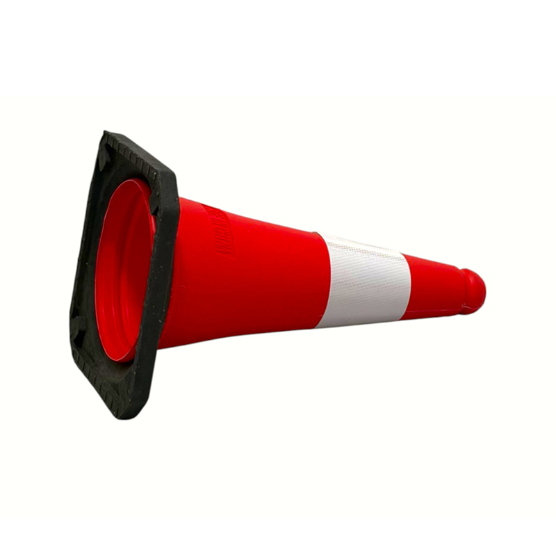 Cone reflexivo de segurança no trânsito PE de alta visibilidade 50/75/100cm para gerenciamento de estradas