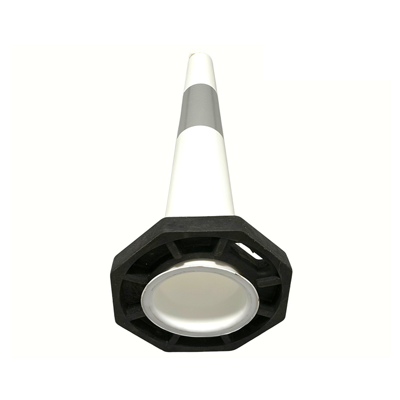 Cone de tráfego de PVC de alta flexibilidade T-TOP portátil para perímetros de construção