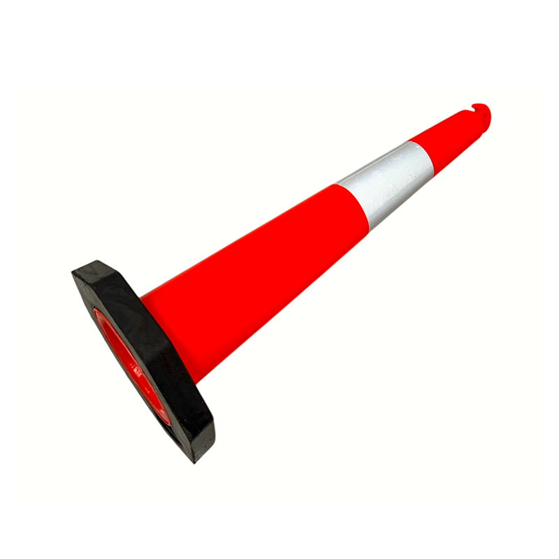 Cone de tráfego de PVC de alta flexibilidade T-TOP portátil para perímetros de construção