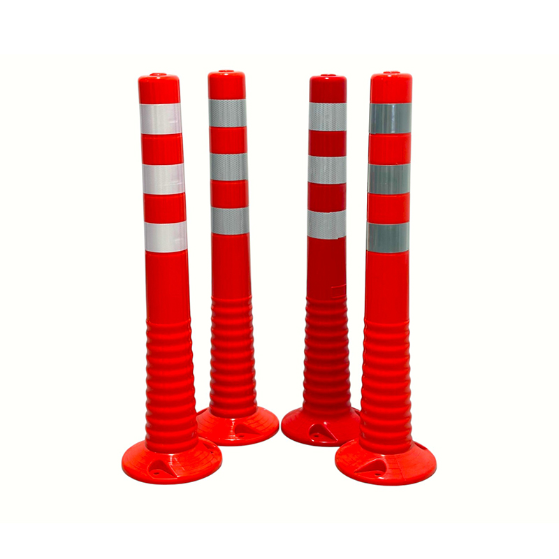 Poste delineador ultraflexível em TPU resistente a rasgos com desempenho de rebote superior de 360°