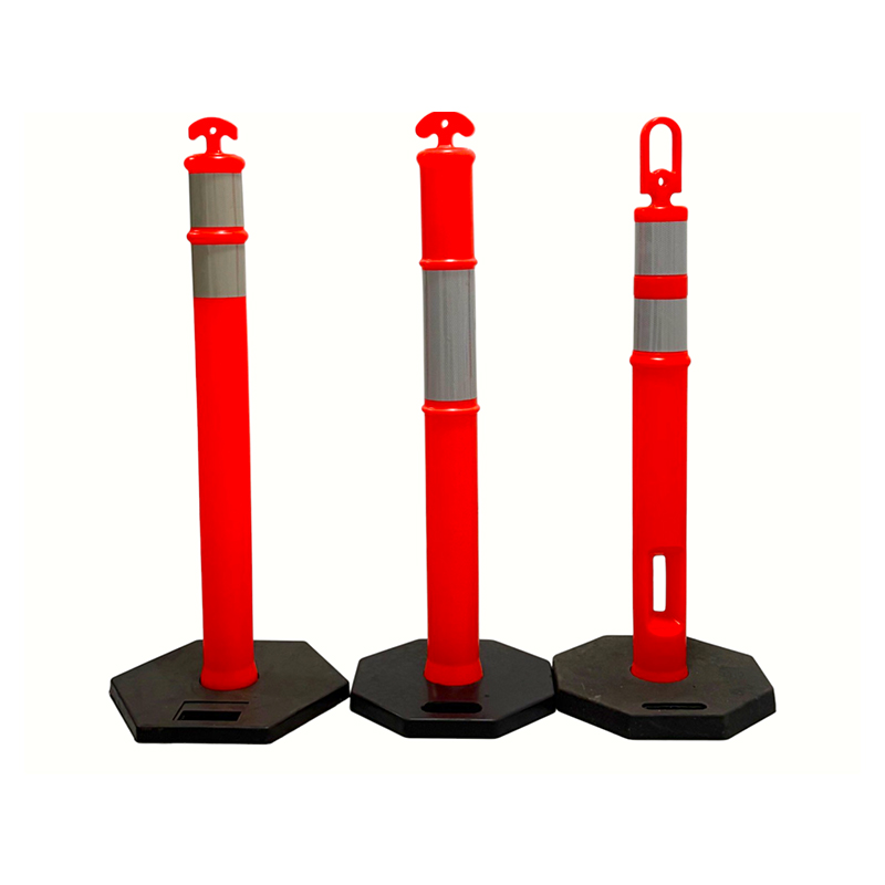 Poste delineador flexível ergonômico portátil T-TOP