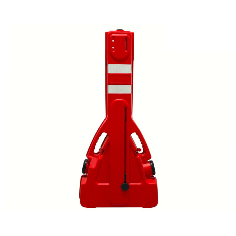 Guarda-corpo expansível ergonômico integrado e sem rodas para serviços pesados