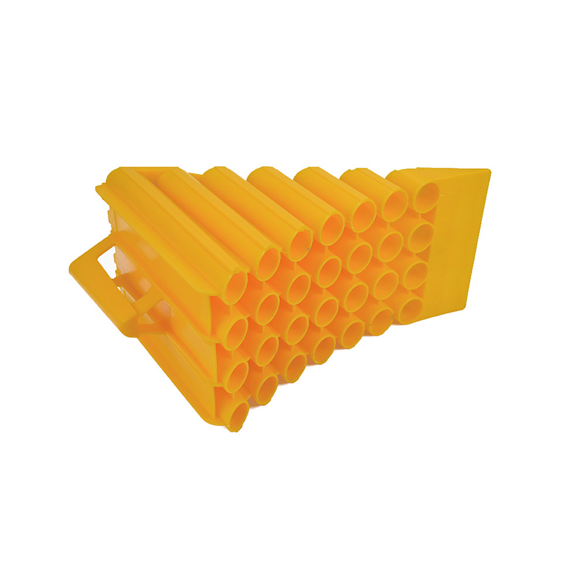 Paradas de roda de borracha antiderrapantes com design triangular de alta aderência