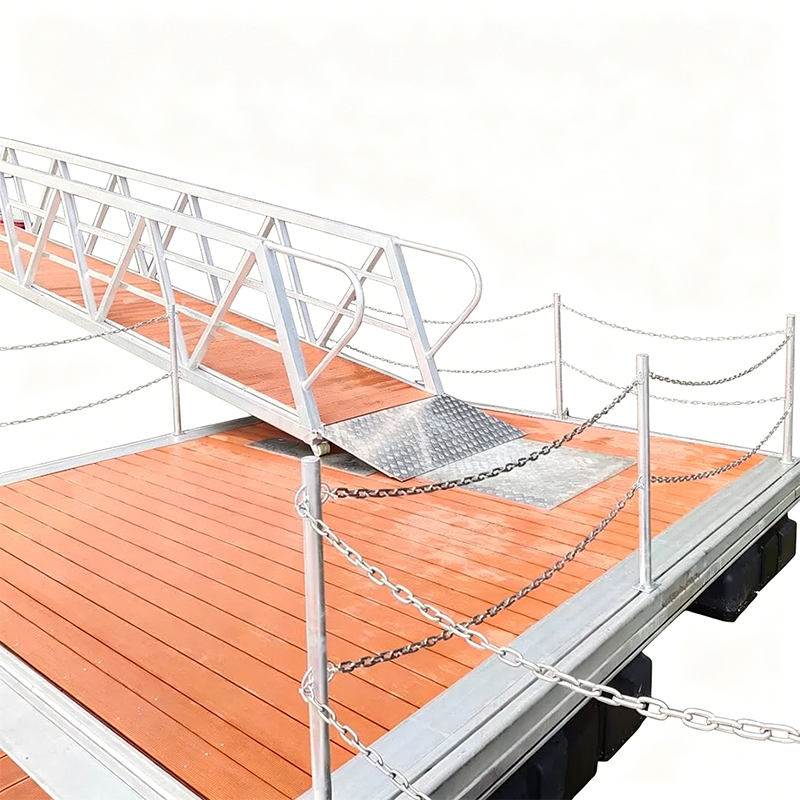 Deck de doca flutuante WPC