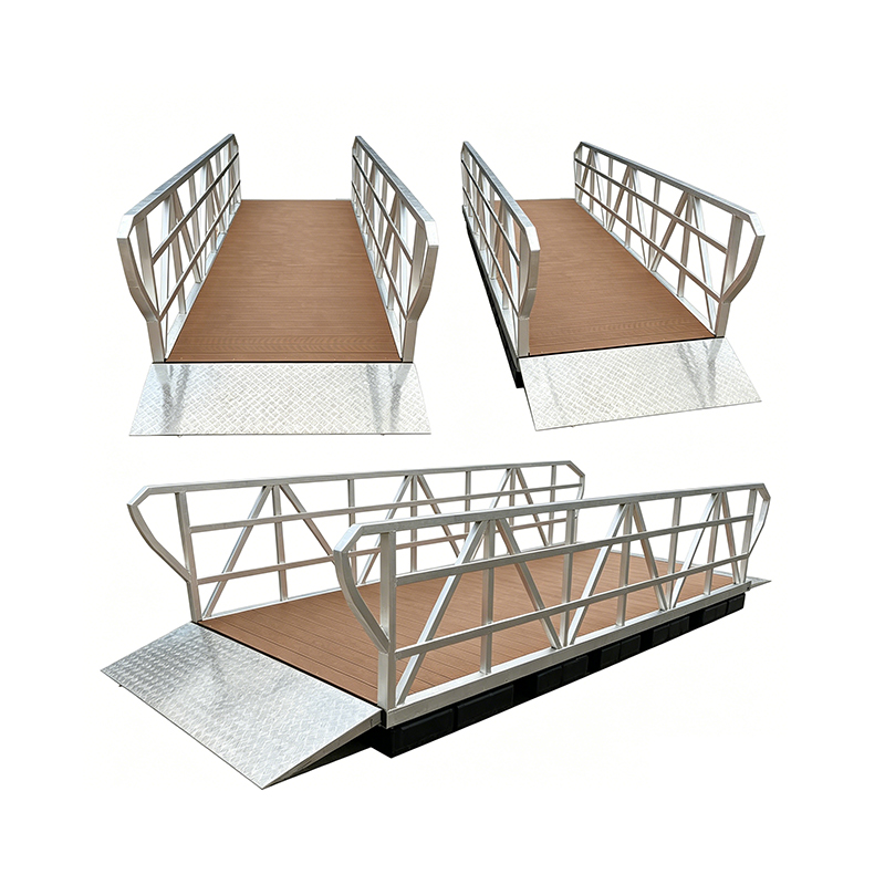 Deck de doca flutuante WPC