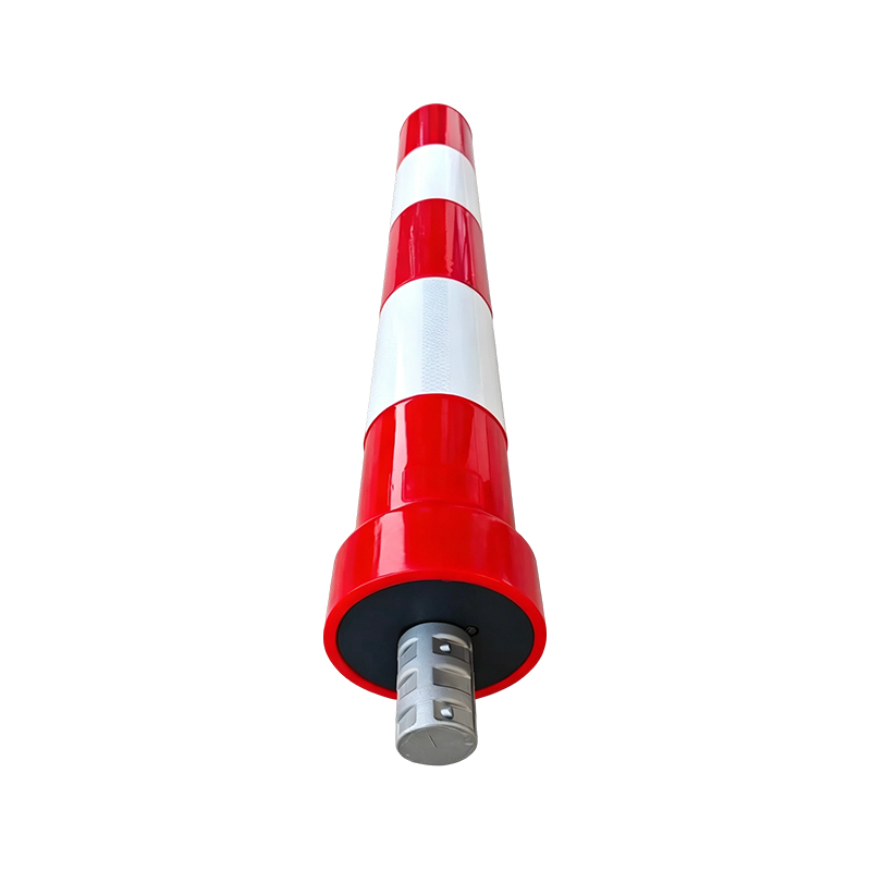 Bollards de aviso de tráfego em TPU removíveis para serviços pesados com base rosqueada de liberação rápida