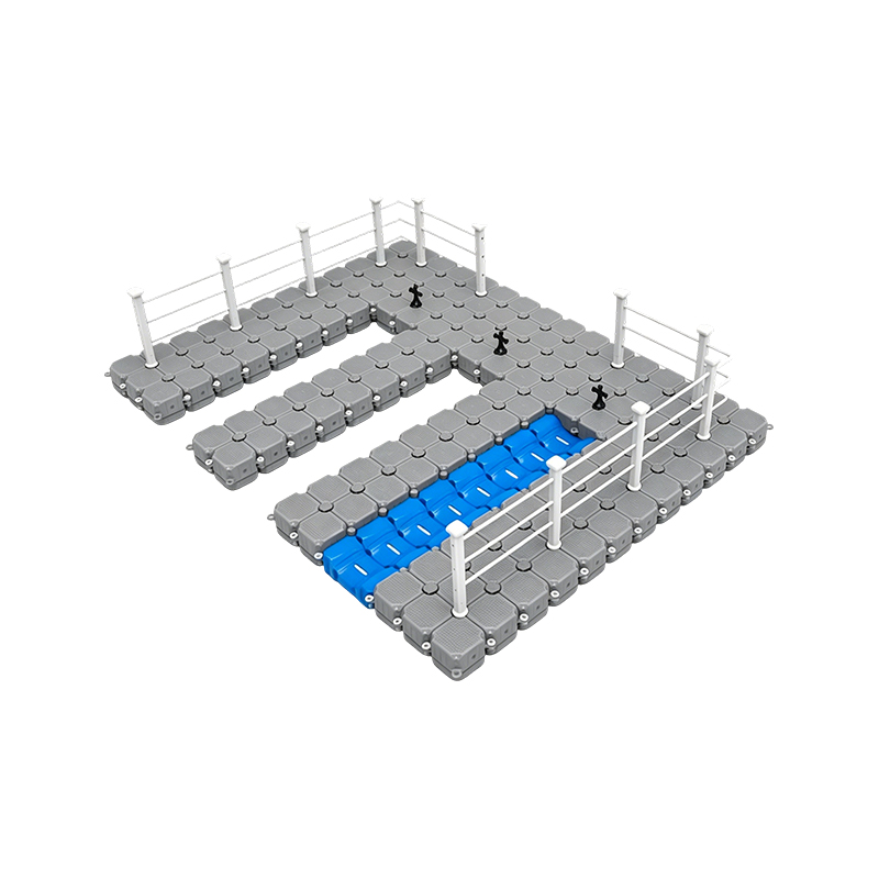 Pontão flutuante HDPE único