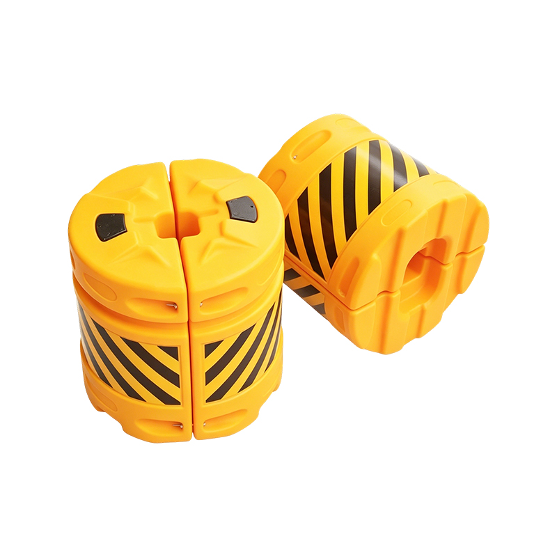 Barril anti-impacto de tráfego HDPE de combinação modular com cobertura reflexiva