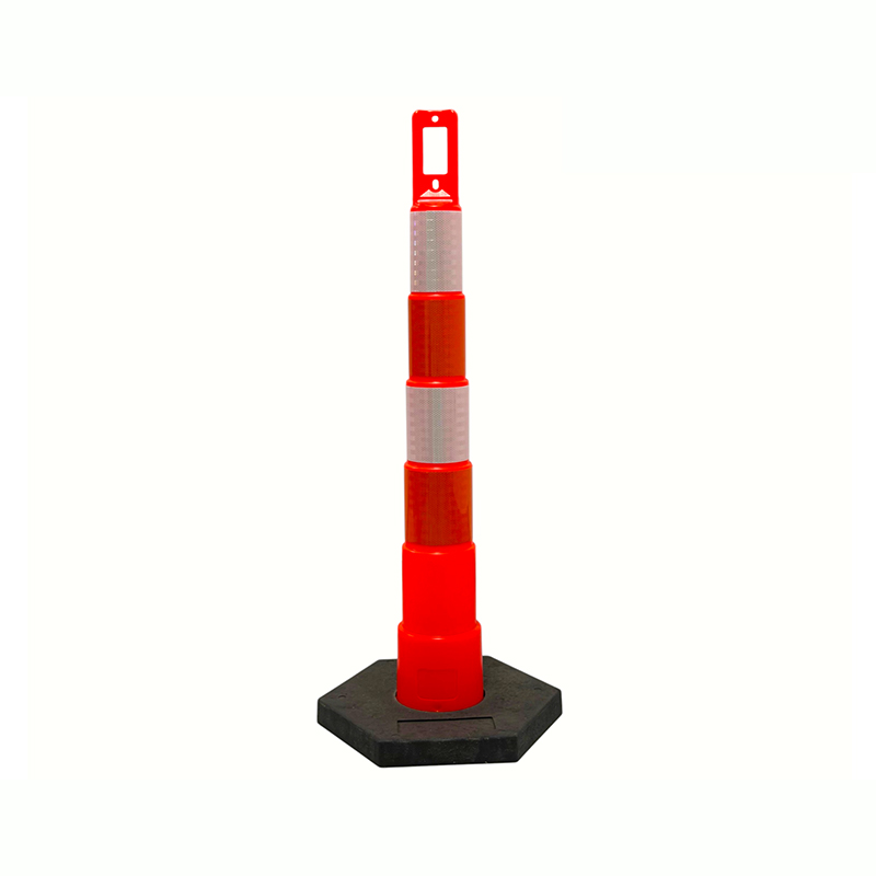 Poste de alerta de trânsito para serviços pesados ​​com alça superior