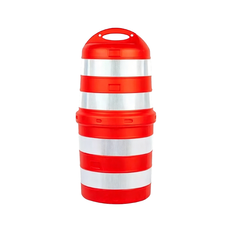 Tambor de tráfego HDPE de duas peças com alça superior grande