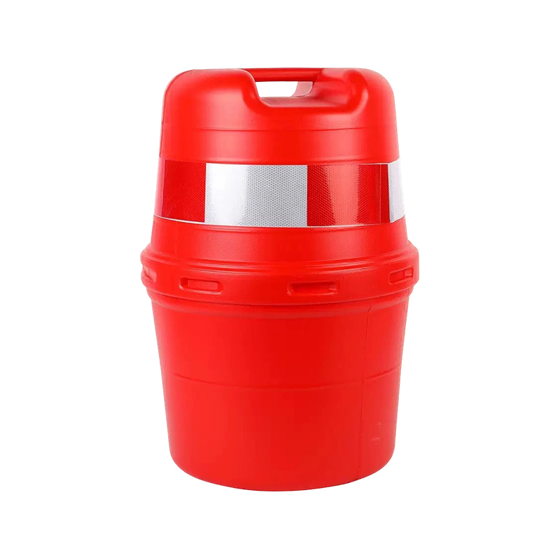 Tambor de tráfego HDPE de duas peças com alça superior grande