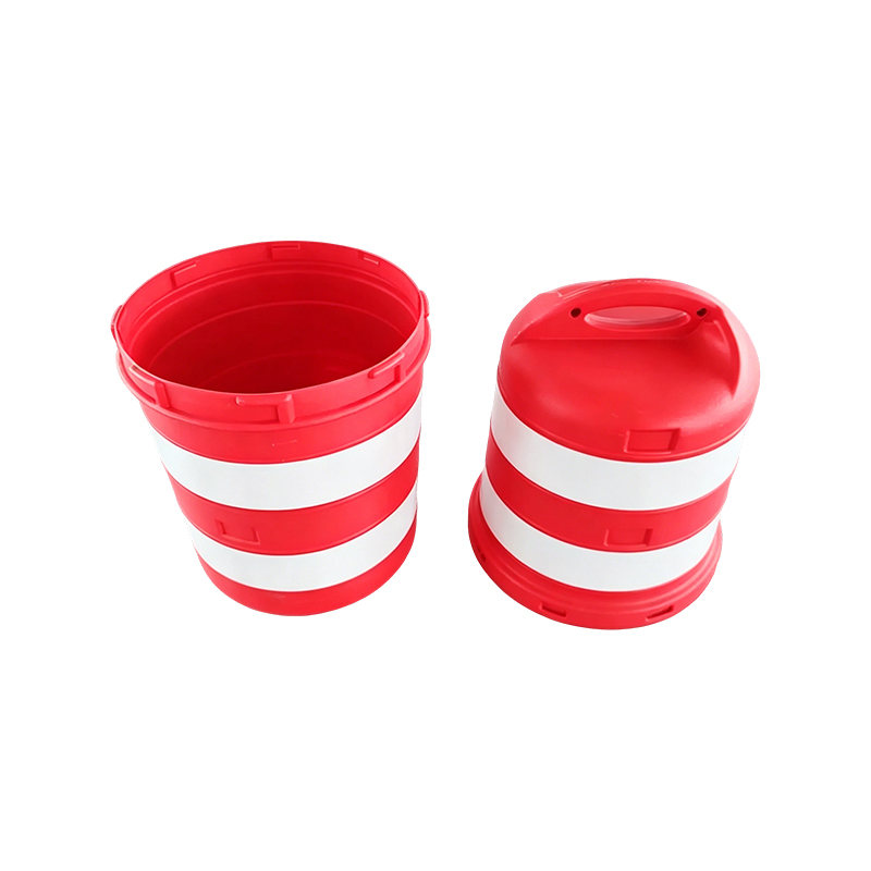 Tambor de tráfego HDPE de duas peças com alça superior grande