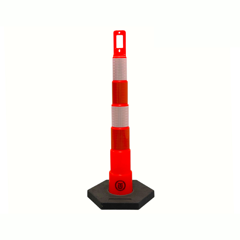 Poste de alerta de trânsito para serviços pesados ​​com alça superior