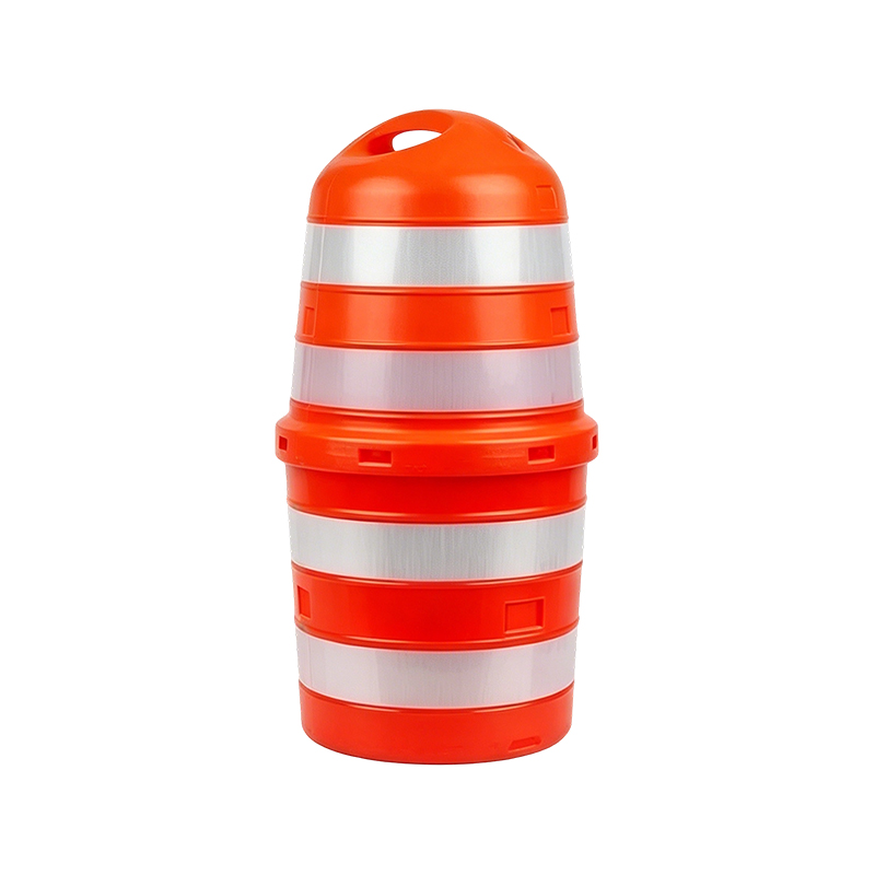 Tambor de tráfego HDPE de duas peças com alça superior grande