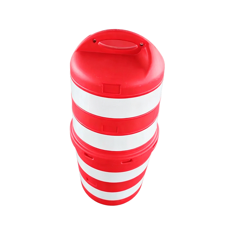 Tambor de tráfego HDPE de duas peças com alça superior grande
