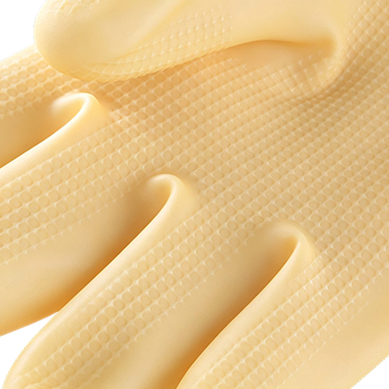 Luvas de borracha de látex resistentes a ácidos/álcalis para serviços pesados
