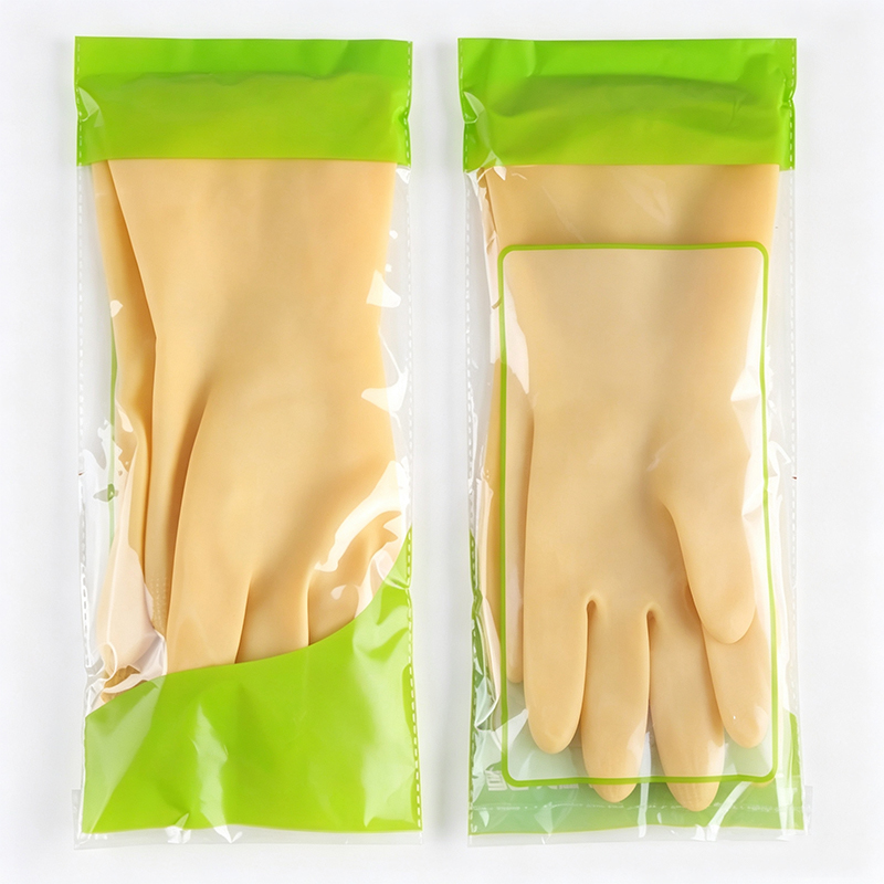 Luvas de borracha de látex resistentes a ácidos/álcalis para serviços pesados