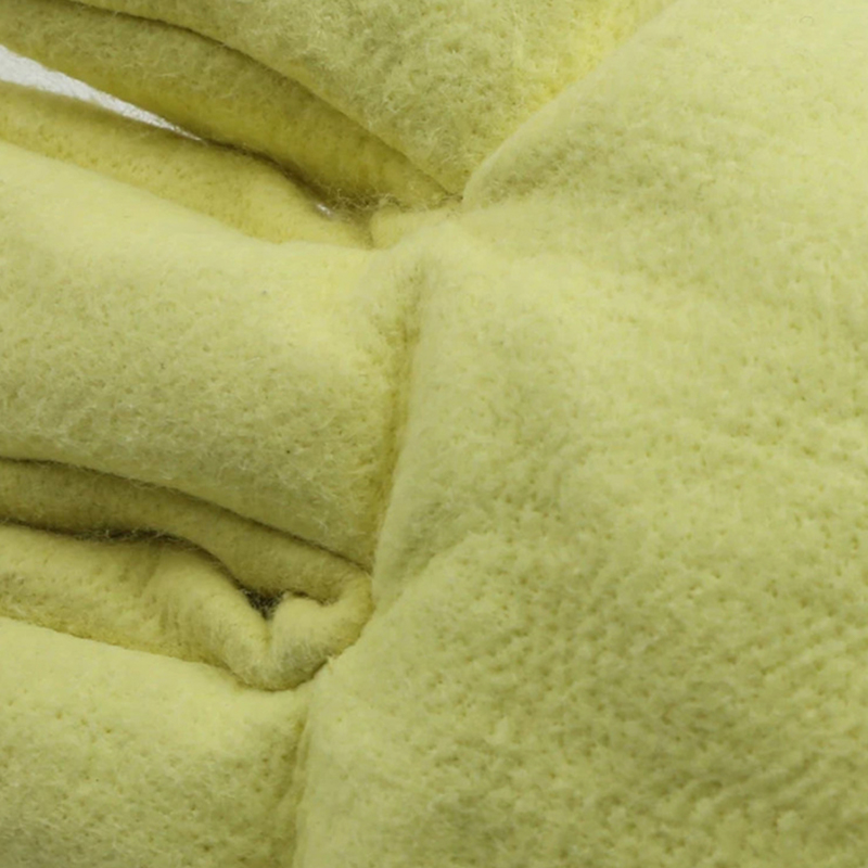 500°C resistentes ao calor Aramid 1414 luvas de feltro tecidas densas