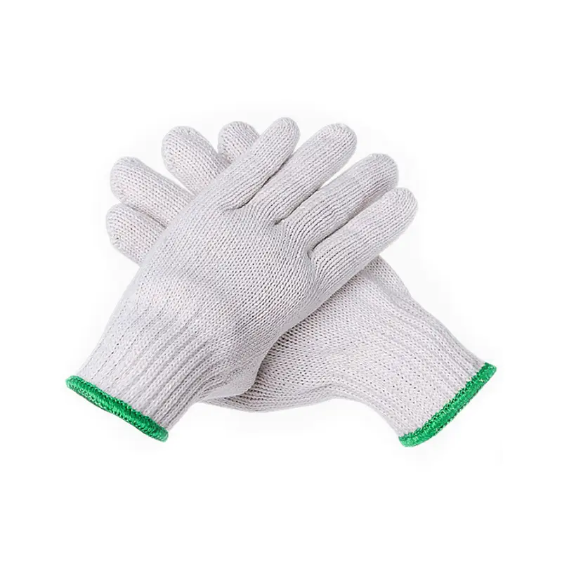 Luvas de proteção trabalhista de fio de algodão