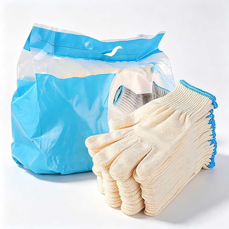 Luvas de proteção trabalhista de fio de algodão