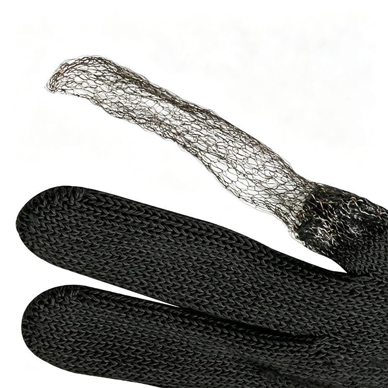 Luvas de segurança anti-corte de malha de arame de aço inoxidável