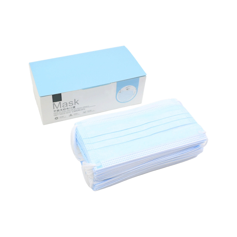 Máscara facial protetora não tecida de 3 camadas