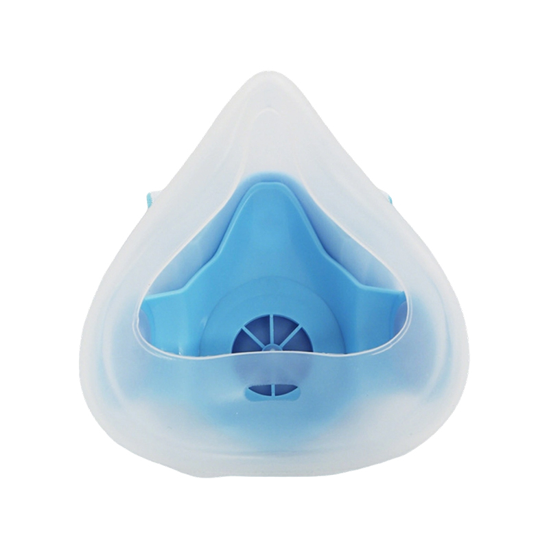 Máscara de gás de silicone com filtro duplo