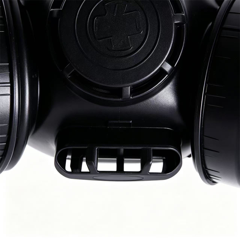 Respirador purificador de ar sem motor TPR de filtro duplo