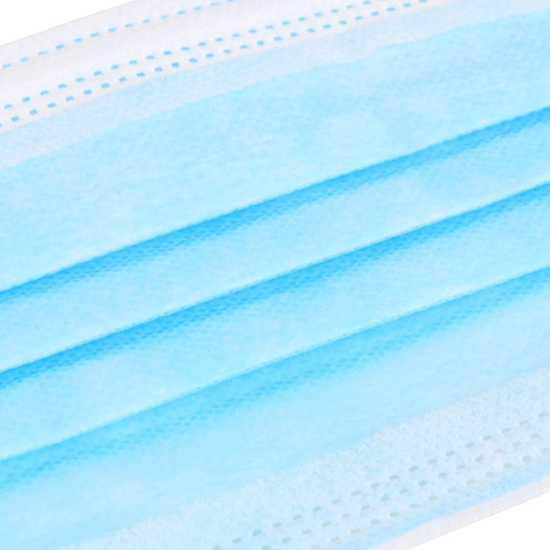 Máscara facial protetora não tecida de 3 camadas
