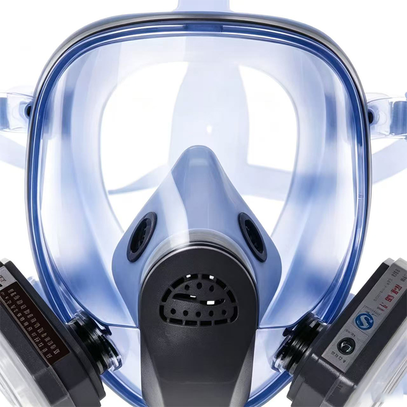 Máscara de gás industrial facial completa