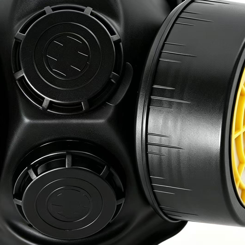 Respirador purificador de ar sem motor TPR de filtro duplo