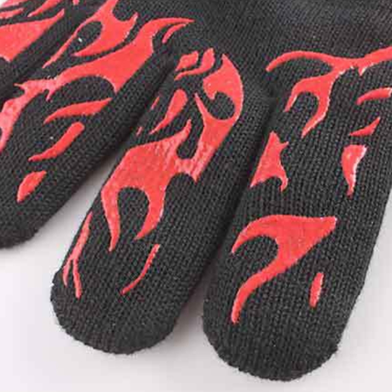 Luvas de silicone resistentes ao calor para churrasco