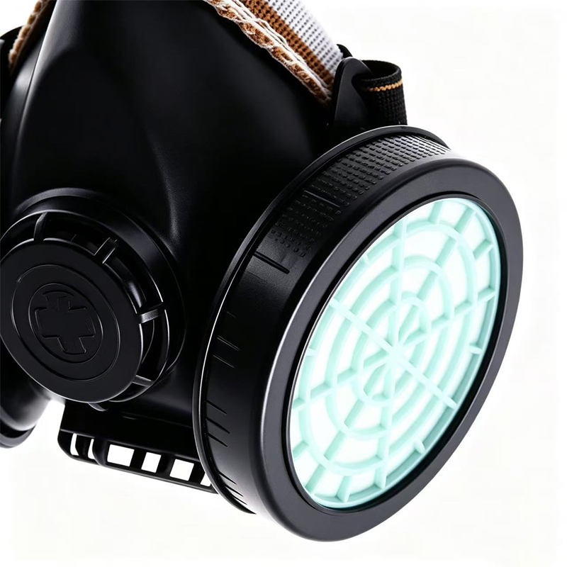 Respirador purificador de ar sem motor TPR de filtro duplo