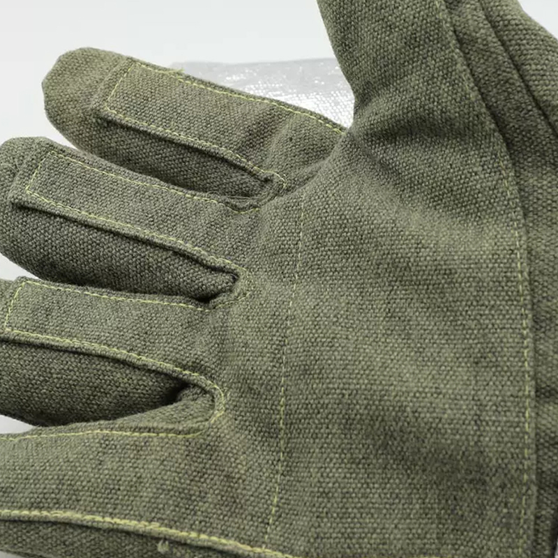 Luvas de fibra de carbono de aramida resistentes ao calor radiante 1000°C