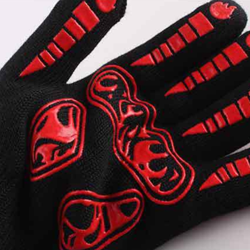 Luvas de silicone resistentes ao calor para churrasco