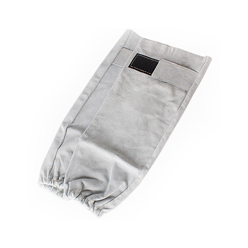 Mangas de soldagem de couro de vaca costuradas em Kevlar