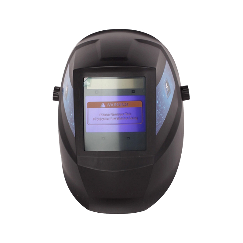 Capacete de soldagem com escurecimento automático de cor verdadeira para janela grande