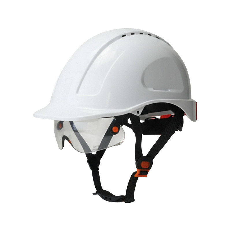 Capacete de óculos com viseira retrátil integrada