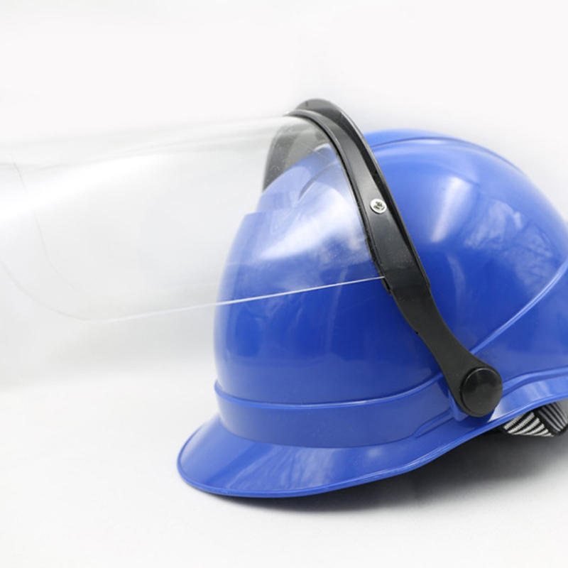 Capacete de segurança antiarco para eletricista com viseira integrada