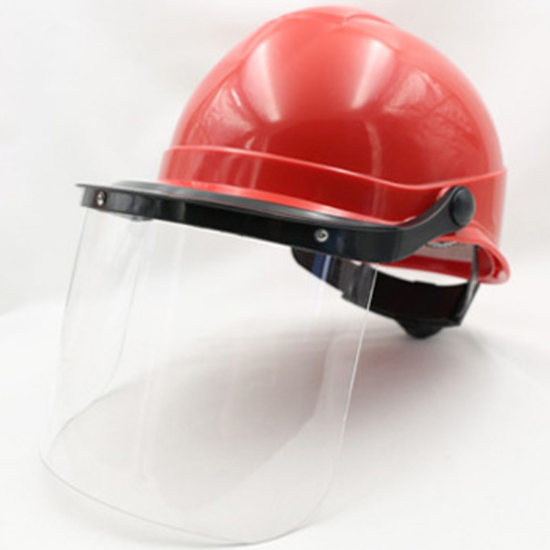 Capacete de segurança antiarco para eletricista com viseira integrada