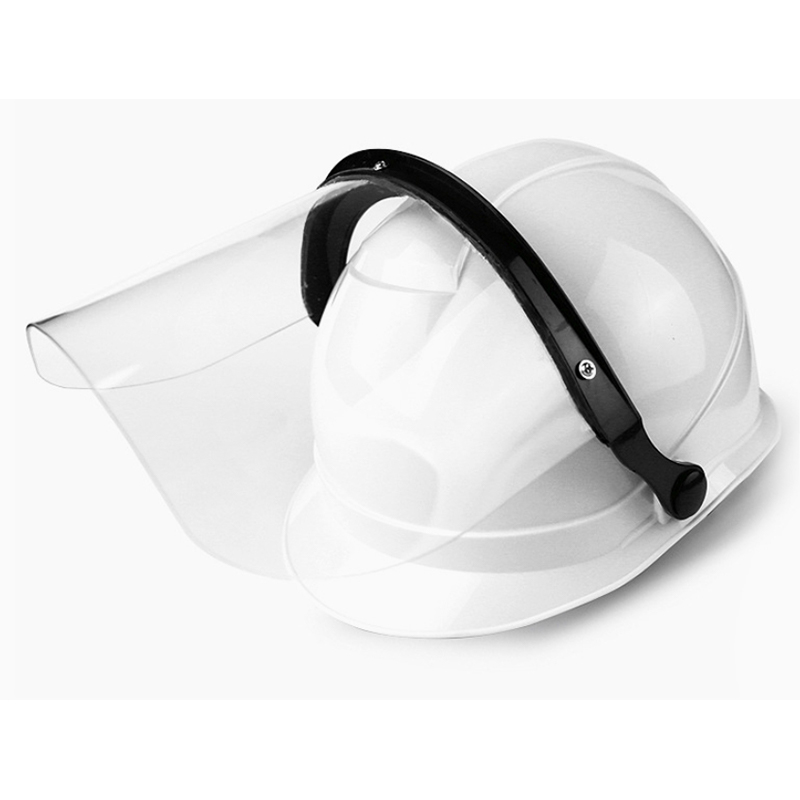 Capacete de segurança antiarco para eletricista com viseira integrada