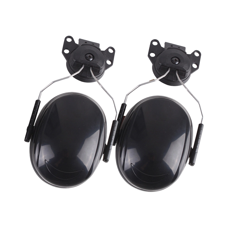 Protetores auriculares industriais plugáveis ​​montados em capacete