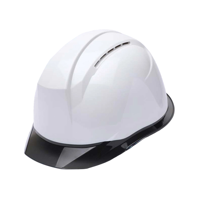 Capacete de Segurança Industrial Bicolor com Aba Transparente