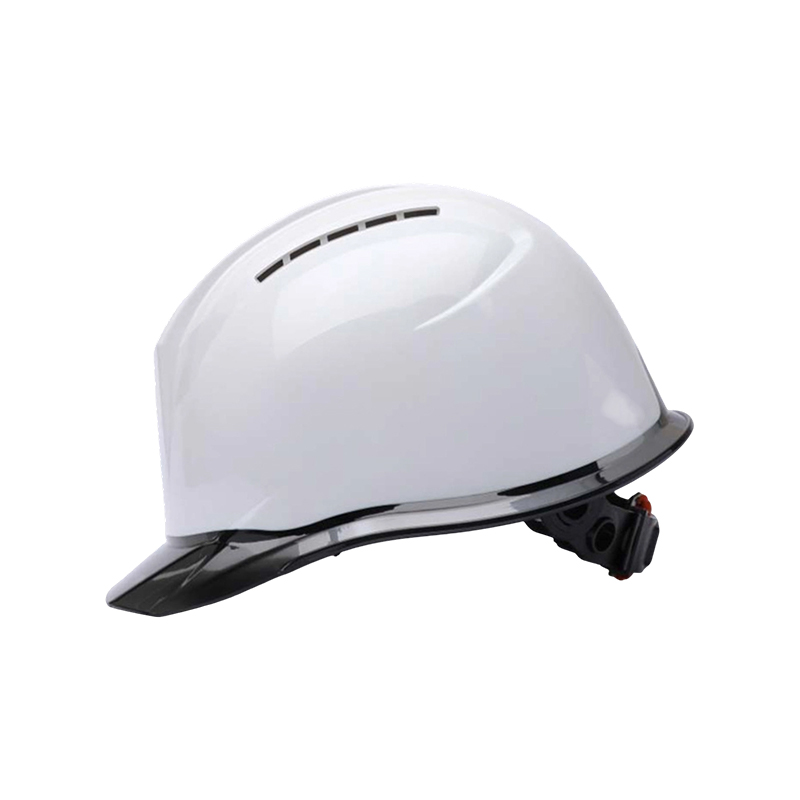 Capacete de Segurança Industrial Bicolor com Aba Transparente