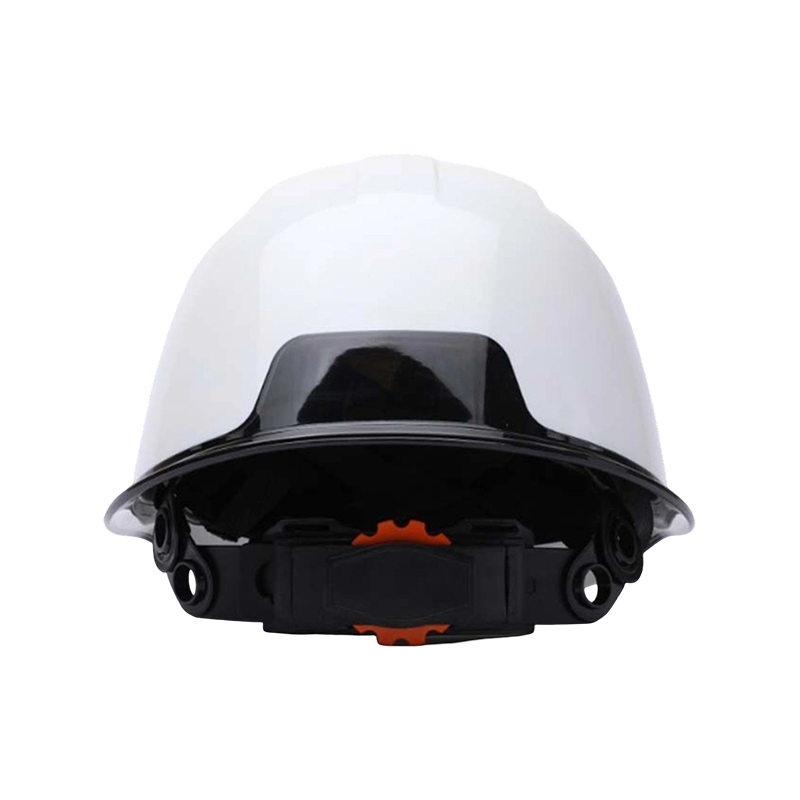 Capacete de Segurança Industrial Bicolor com Aba Transparente